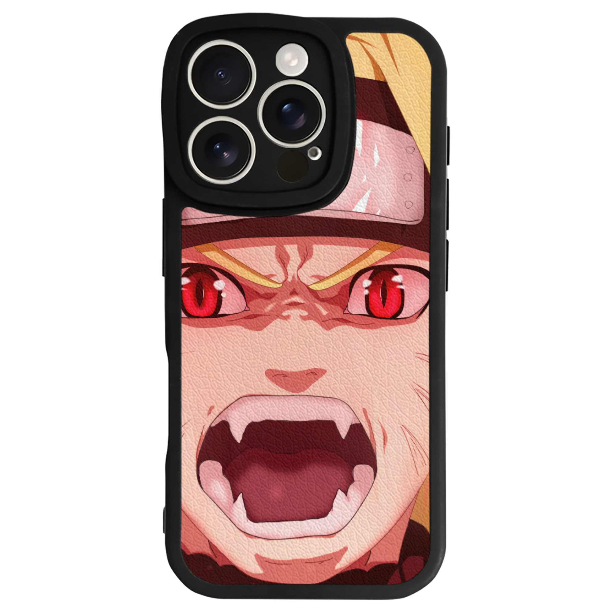 （画像用） NARUTO -ナルト- NARUTO -ナルト- 疾風伝 【iPhone 16シリーズ対応】シリコンスマホケース（レザー調） 材質：シリコン